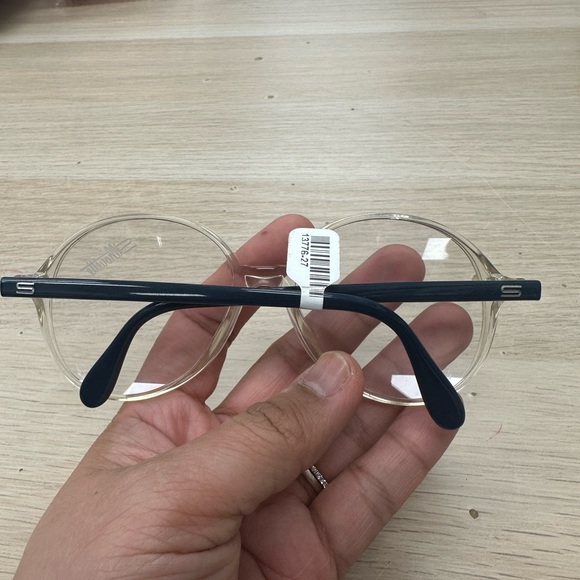 Silhouette Clear Round Glasses - Picture 3 of 3